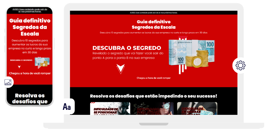 Landing Page de alta conversão